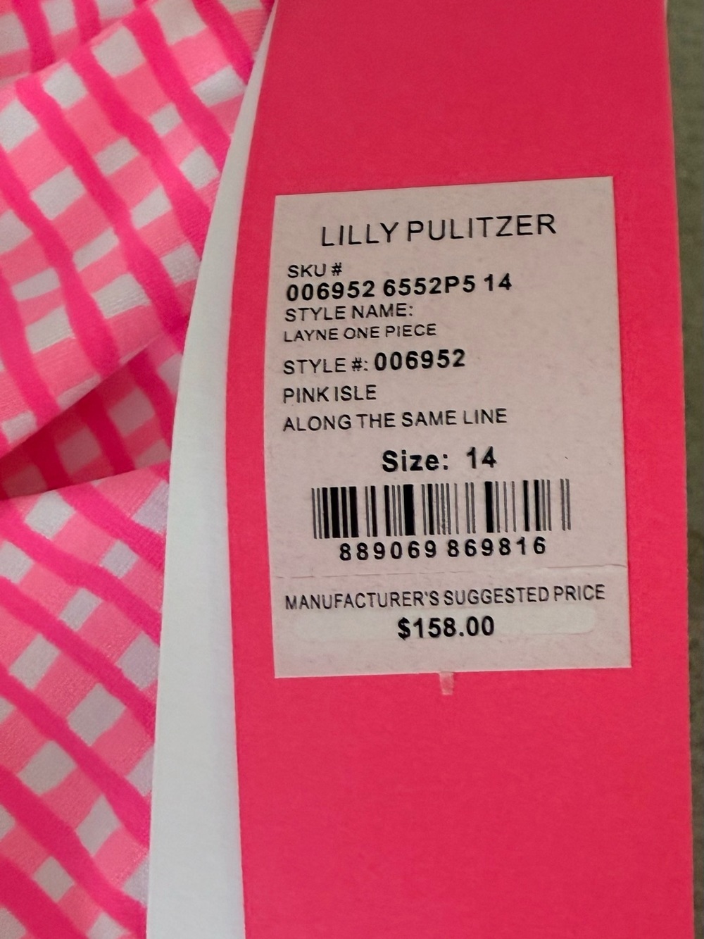 🆕 LILLY PULITZER LAYNE ONE PIECE BATHING SUIT - Picture 2 of 3